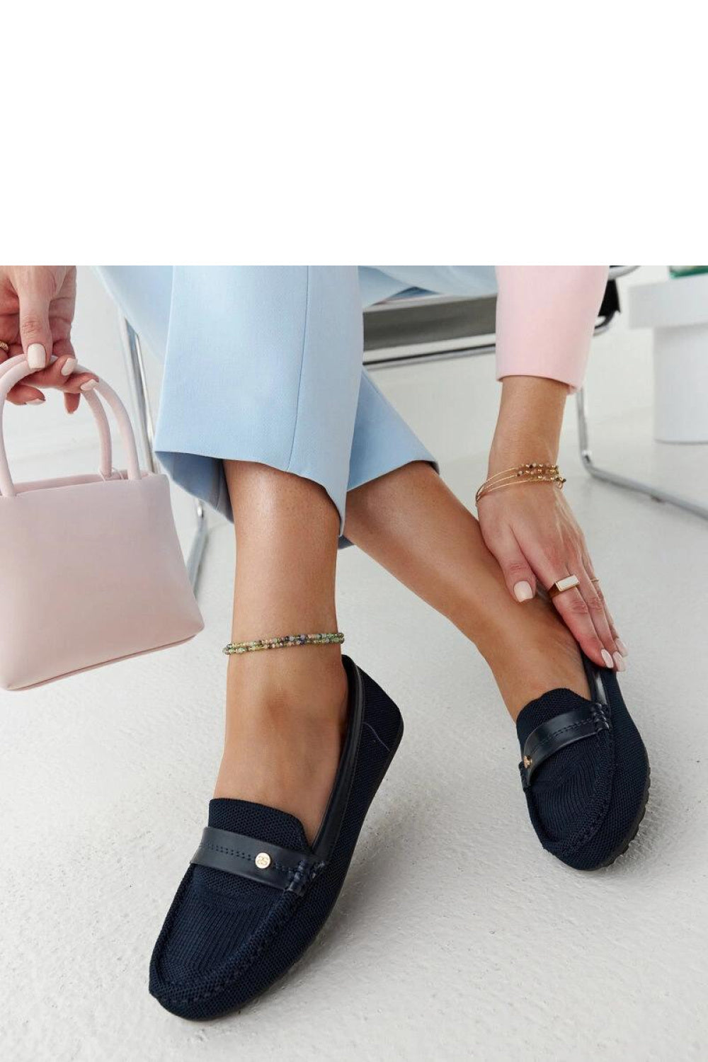 Moccasins femme Solea — bleu