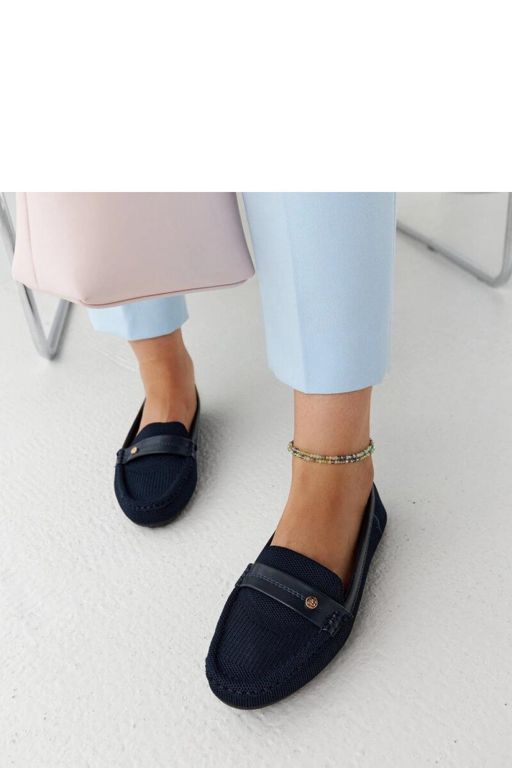 Moccasins femme Solea — bleu
