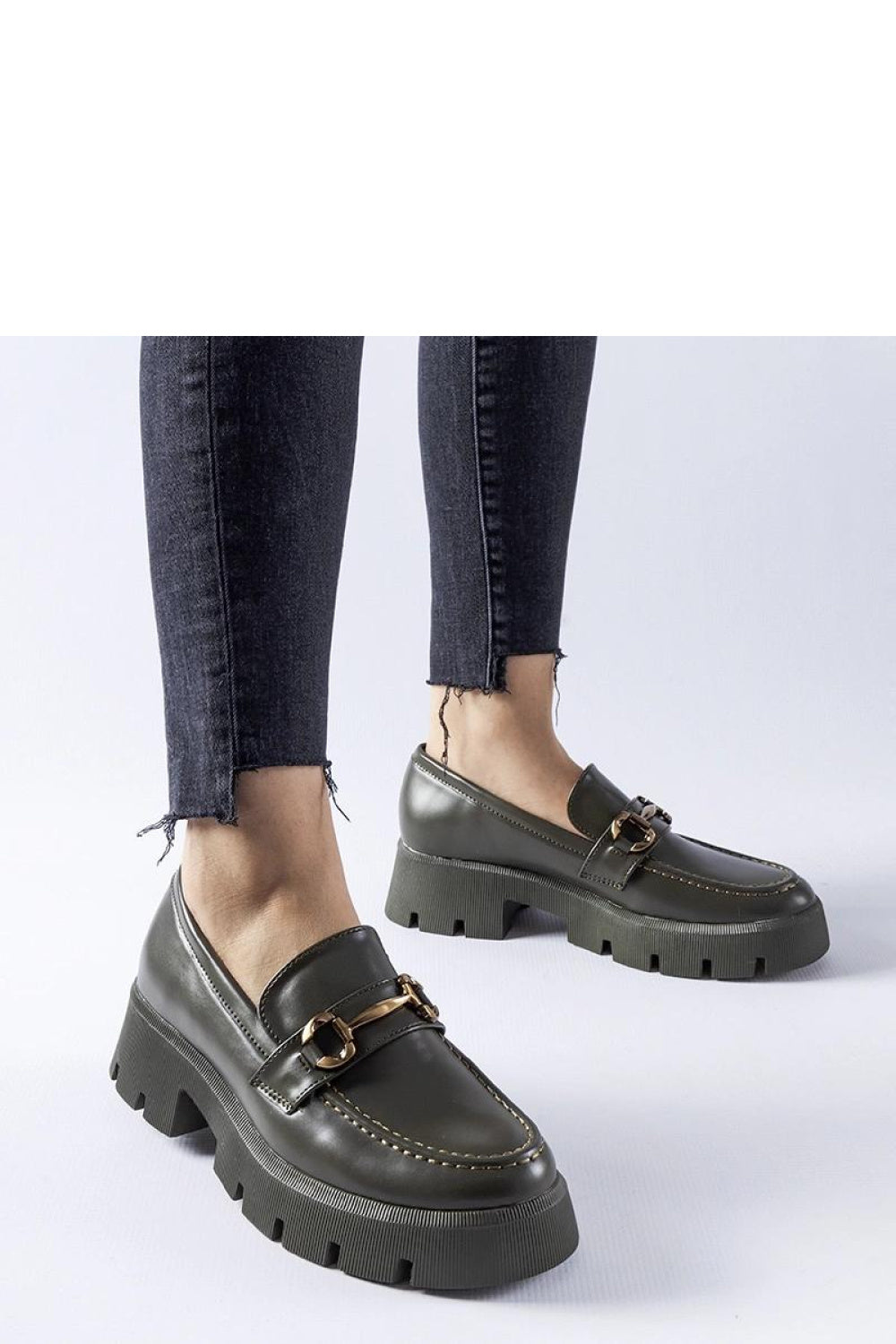 Moccasins femme Solea — vert