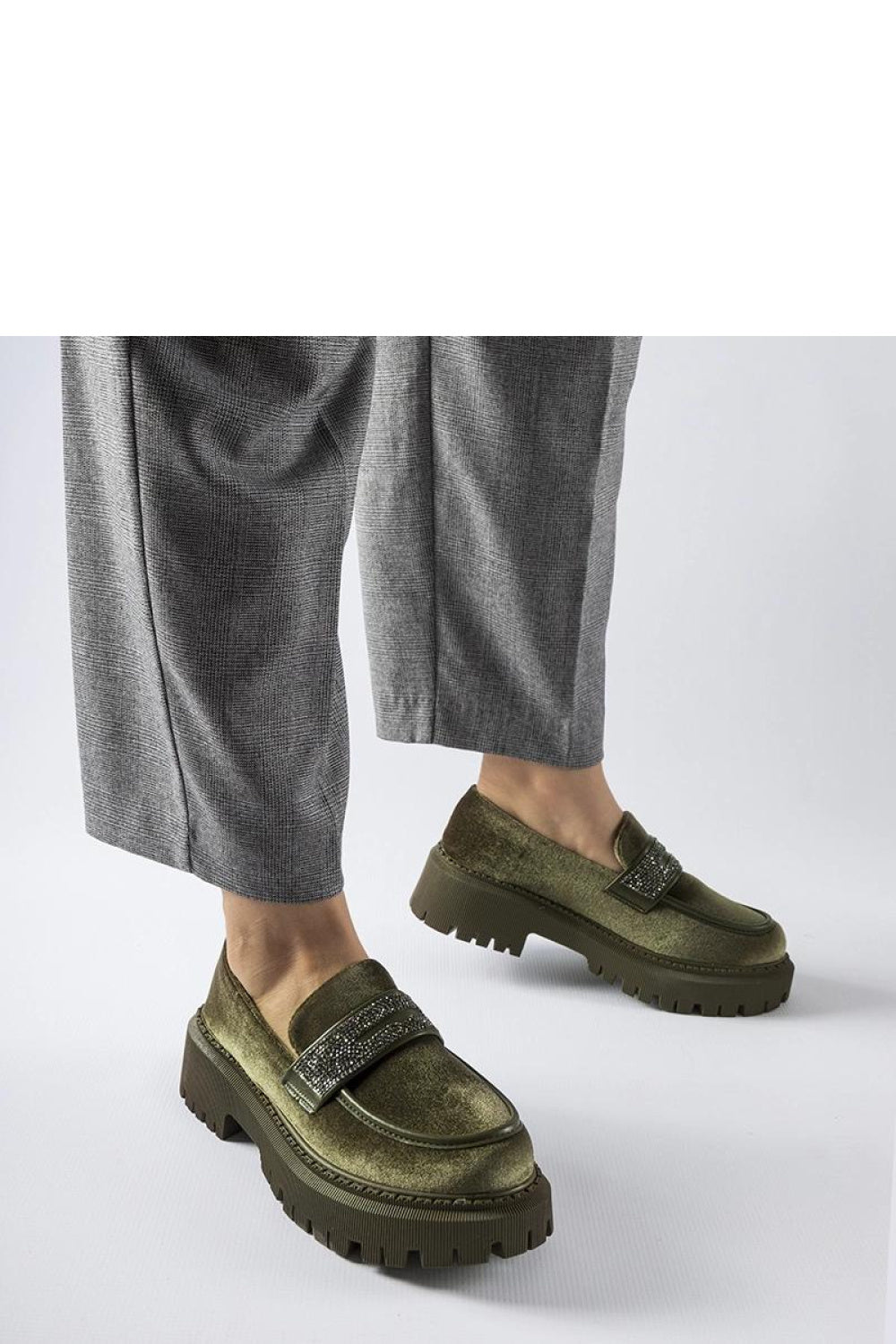 Moccasins femme Solea — vert