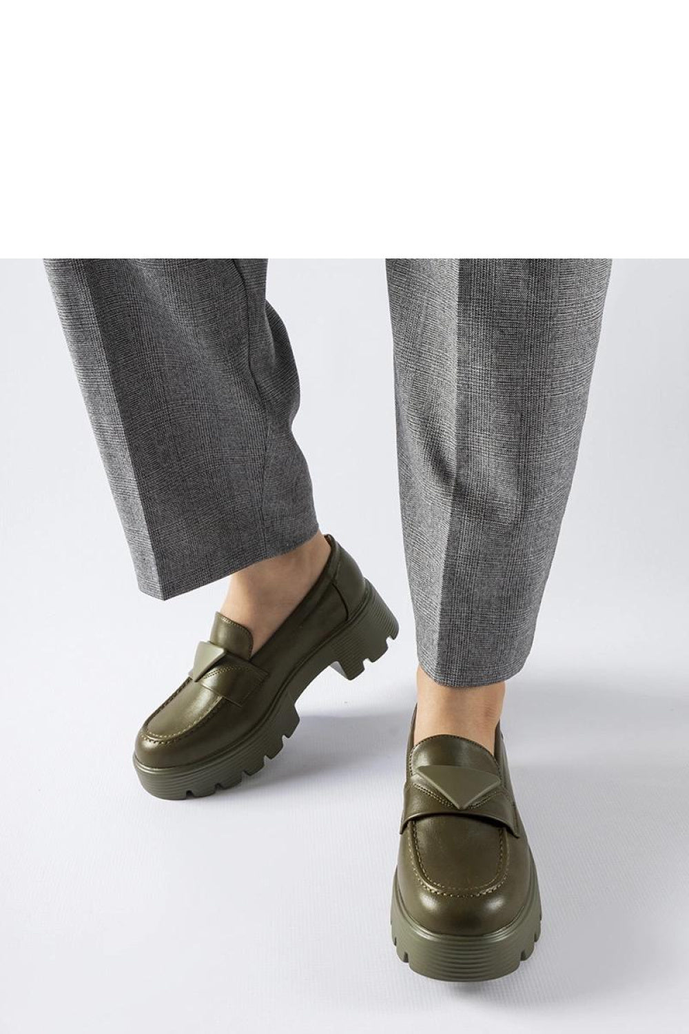 Moccasins femme Solea — vert