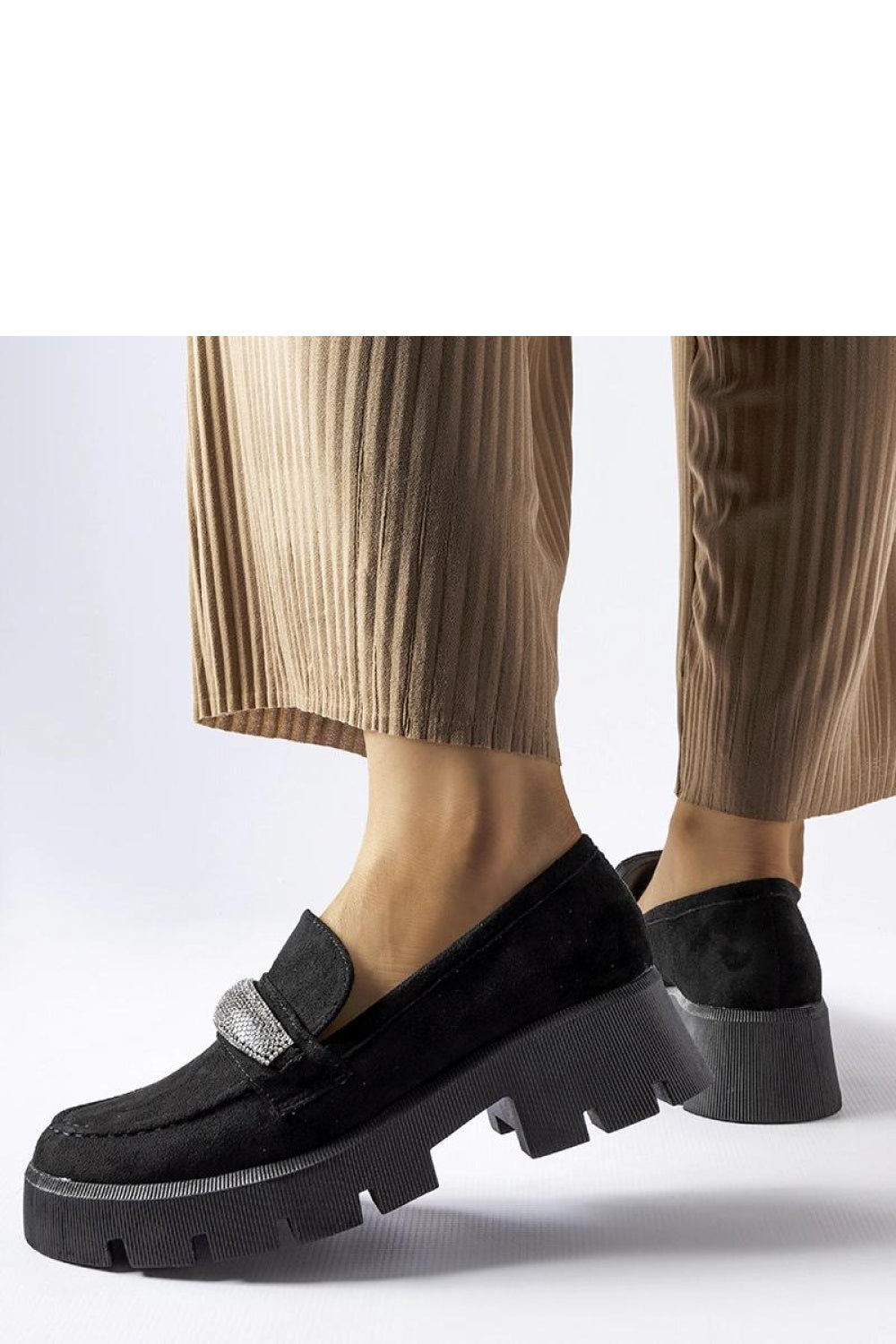 Moccasins femme Solea — noir