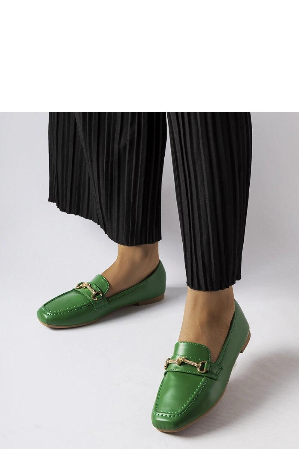 Moccasins femme Solea — vert
