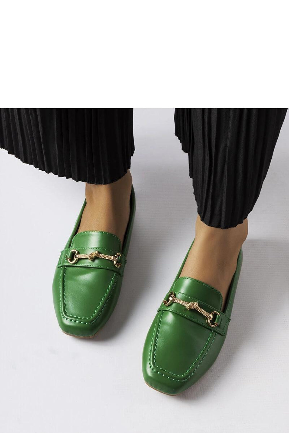 Moccasins femme Solea — vert