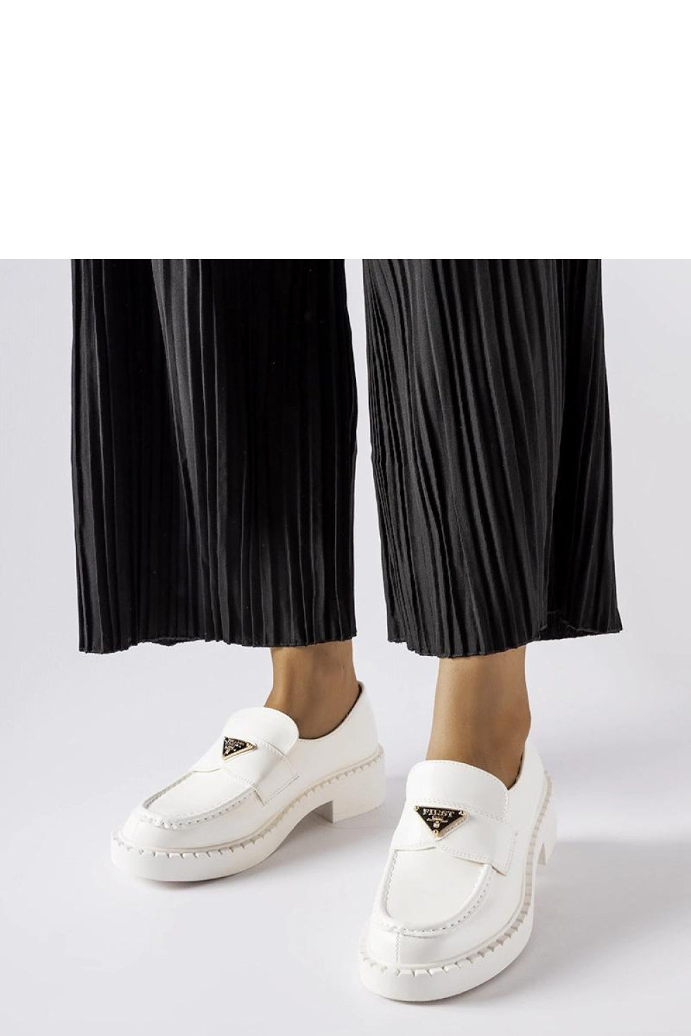 Moccasins femme Solea — blanc