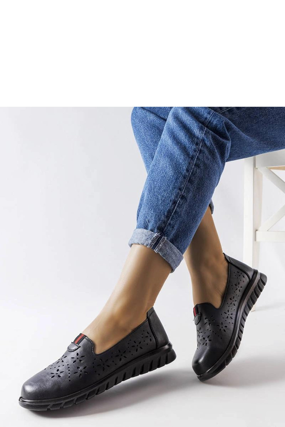 Moccasins femme Solea — noir