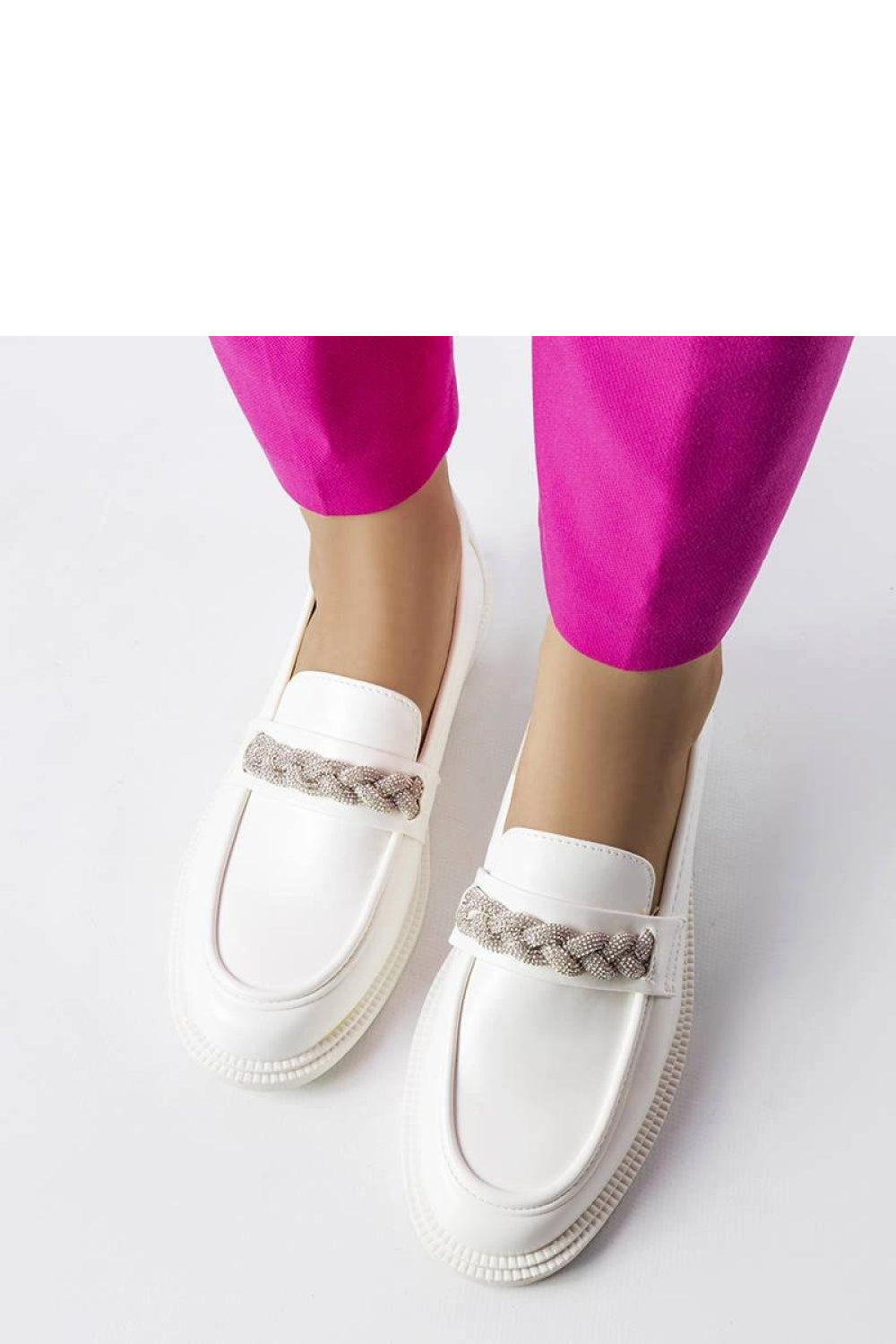 Moccasins femme Solea — blanc