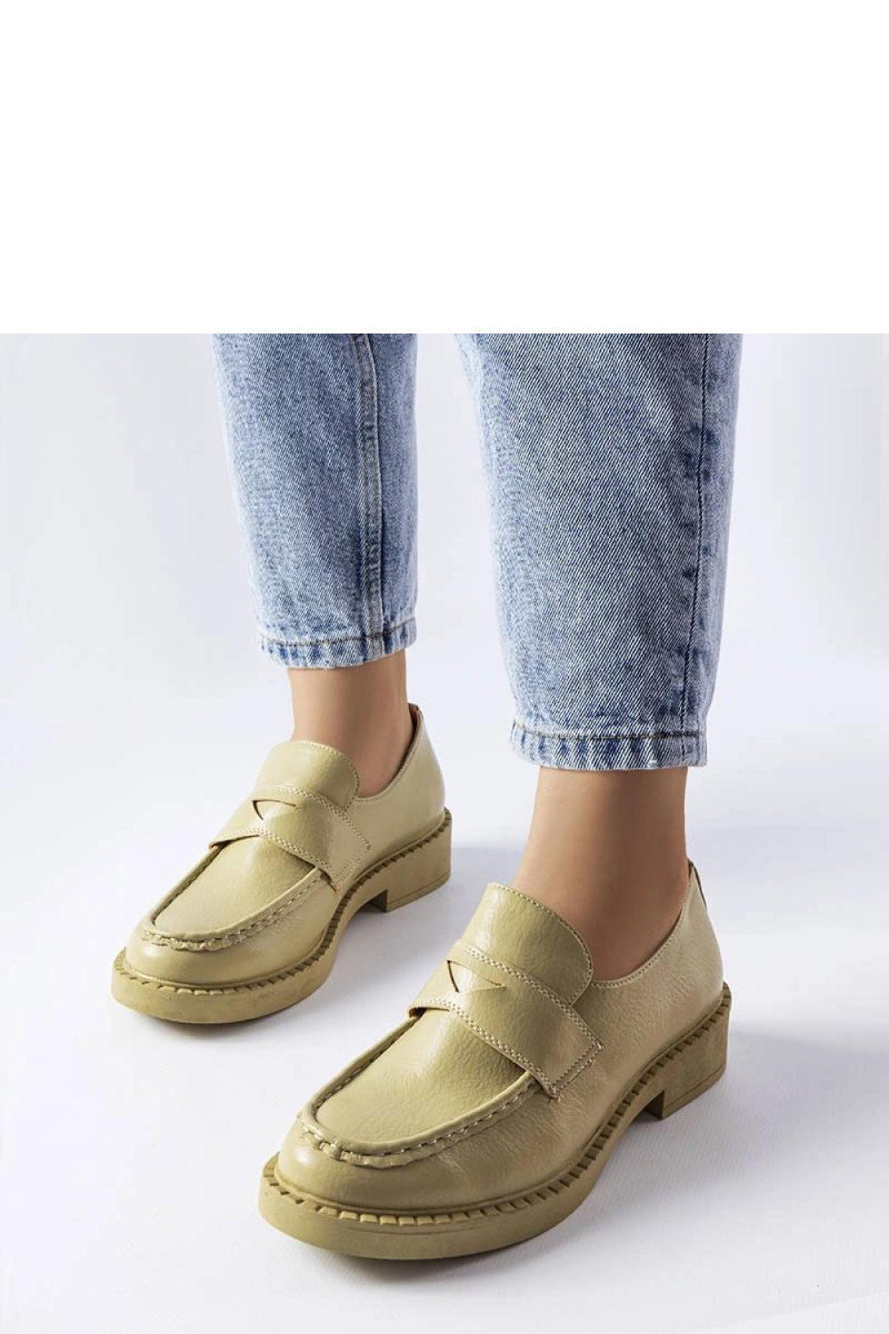 Moccasins femme Solea — vert
