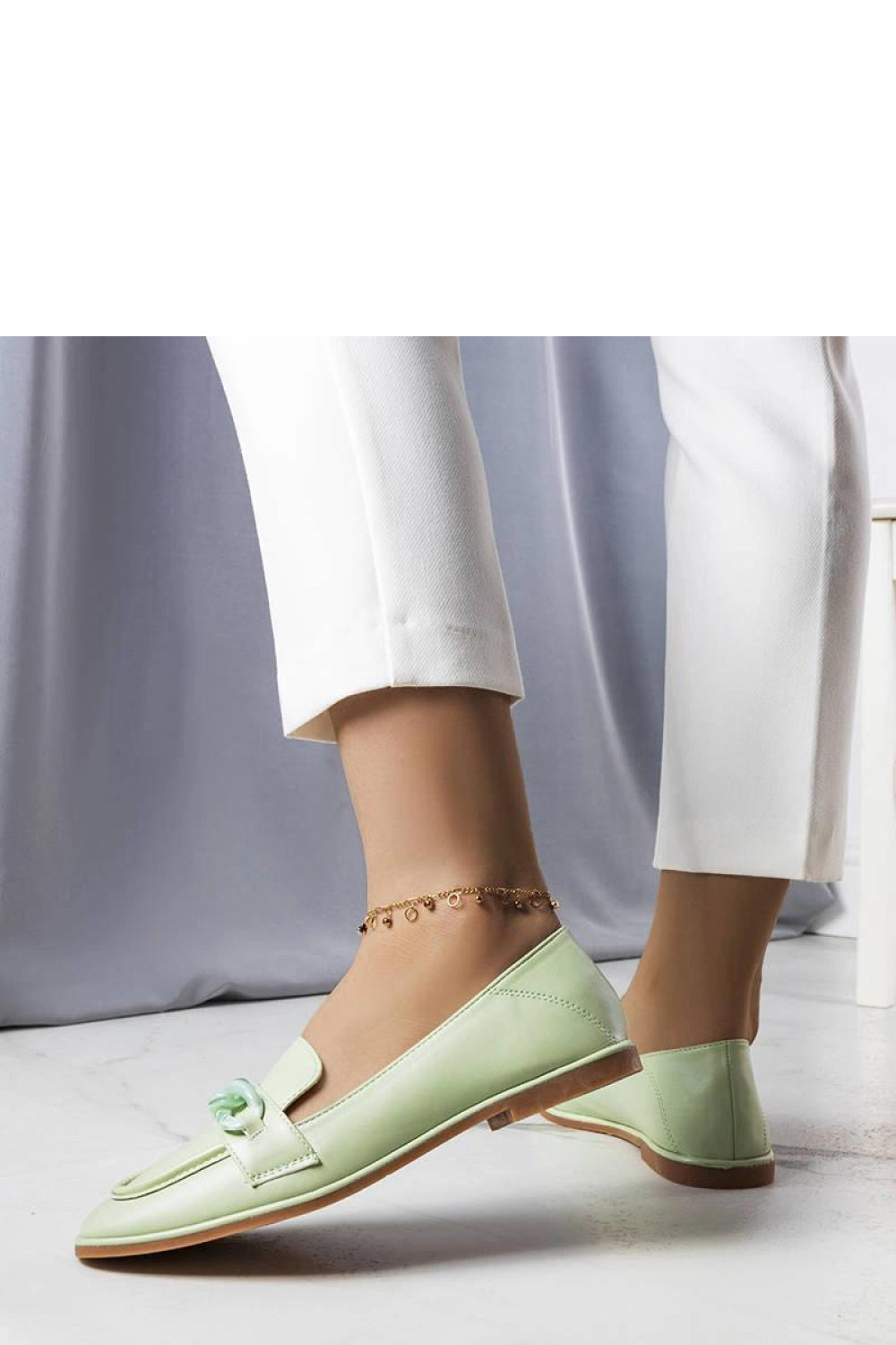 Moccasins femme Solea — vert