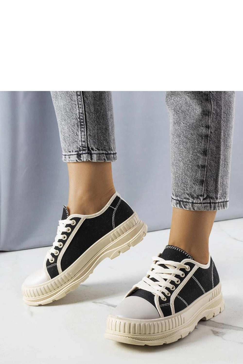 Baskets femme Solea — noir