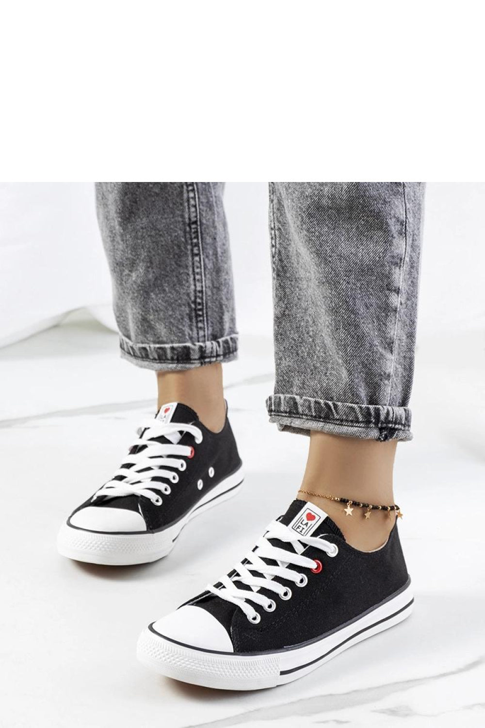 Baskets femme Solea — noir