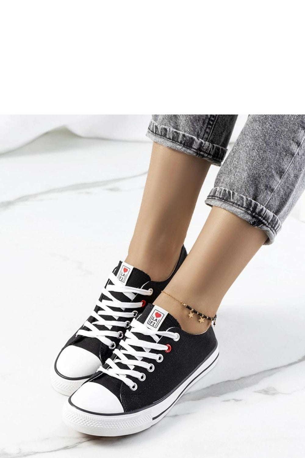 Baskets femme Solea — noir