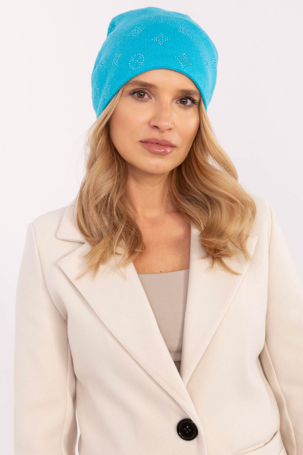 Bonnet femme AT — bleu