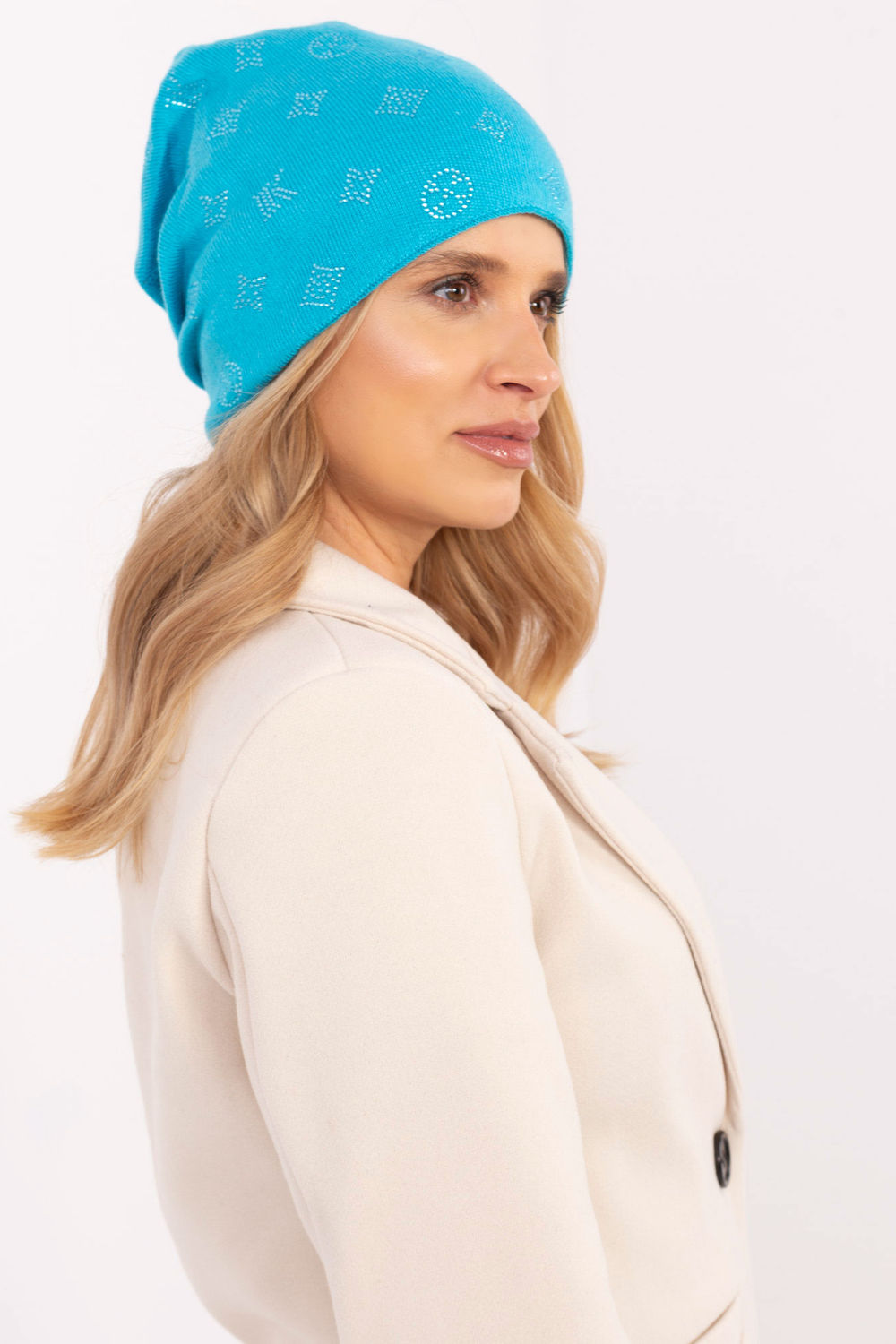Bonnet femme AT — bleu