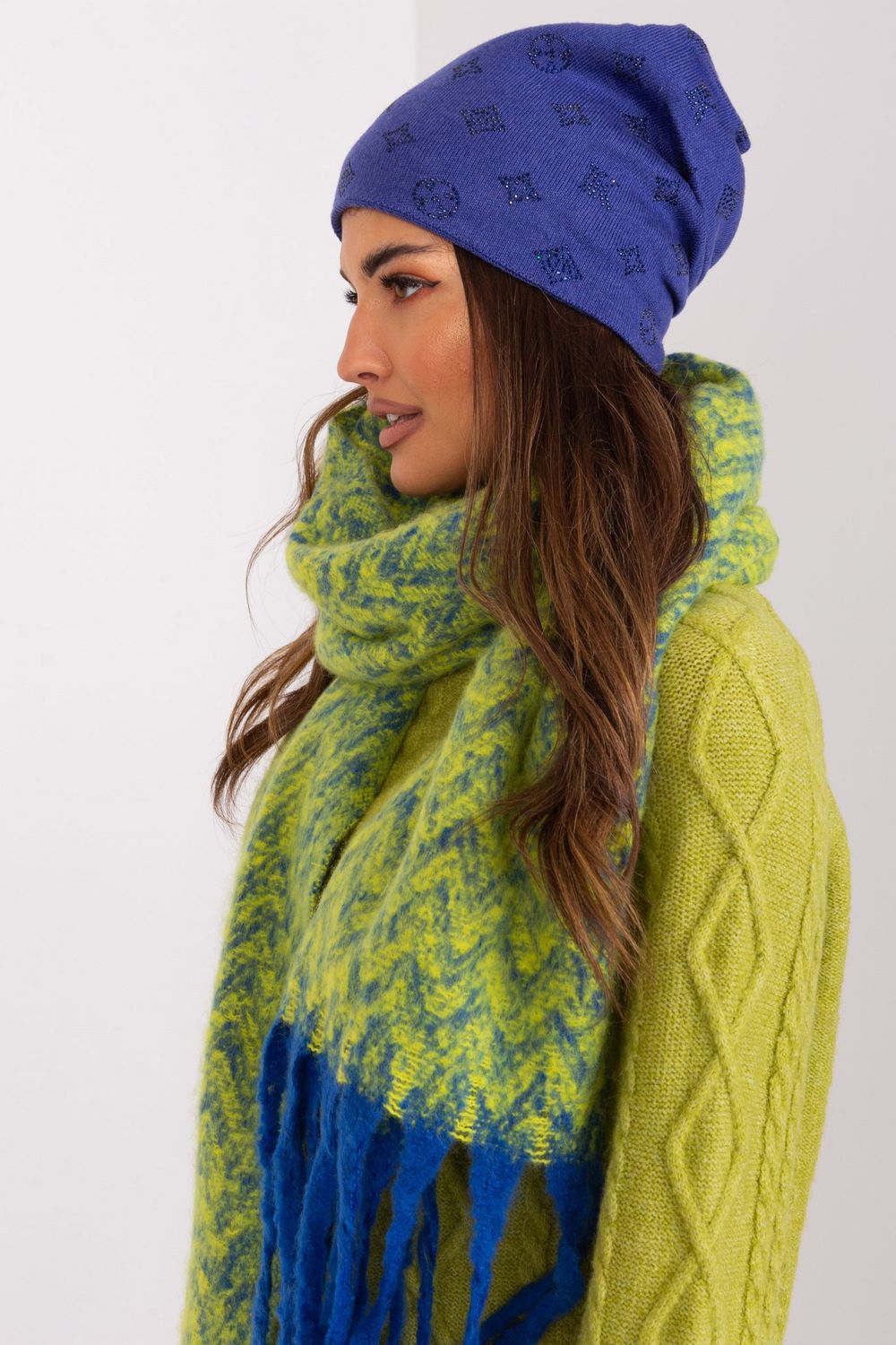 Bonnet femme AT — bleu