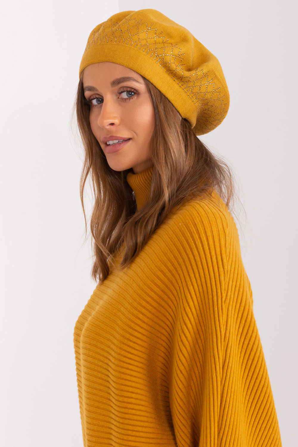 Béret femme AT — jaune