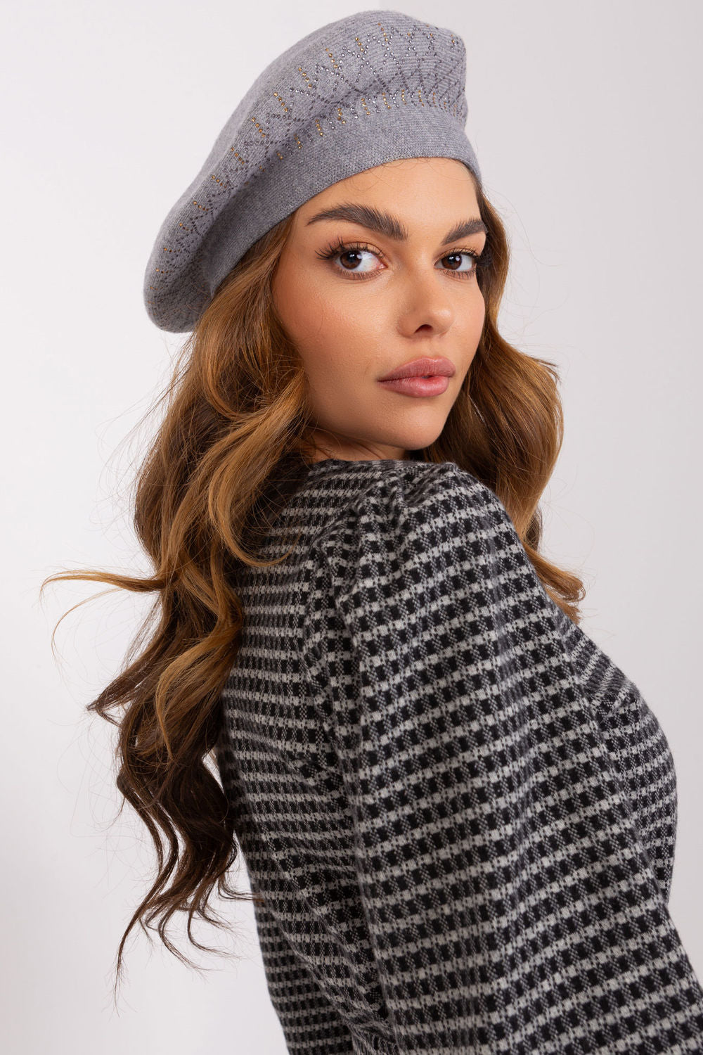 Béret femme AT — gris
