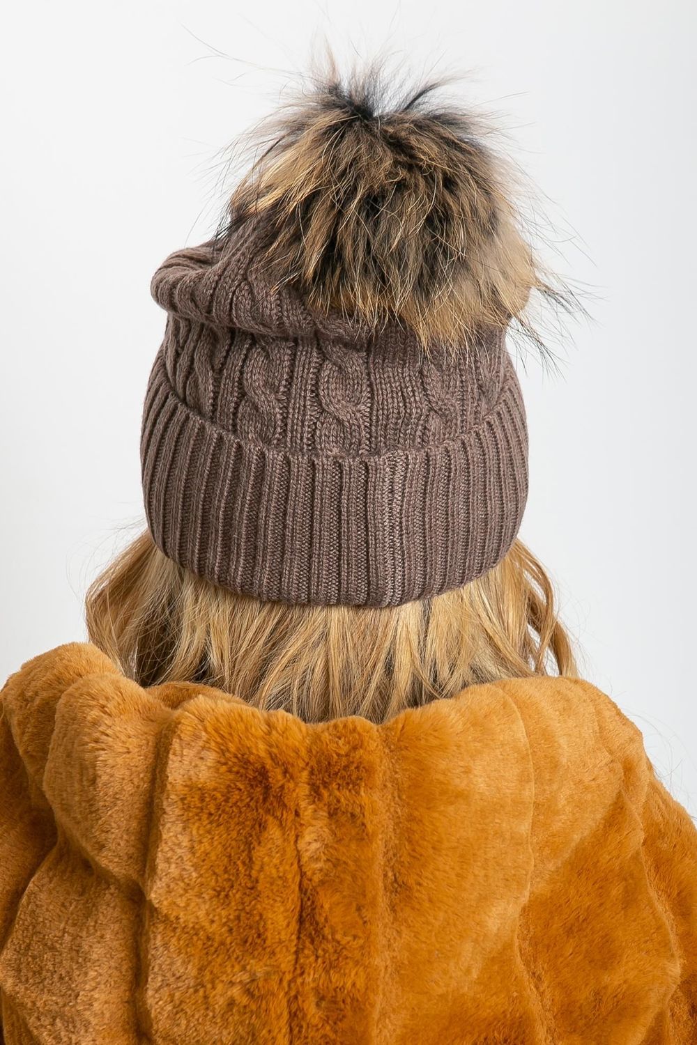 Bonnet femme AT — brun