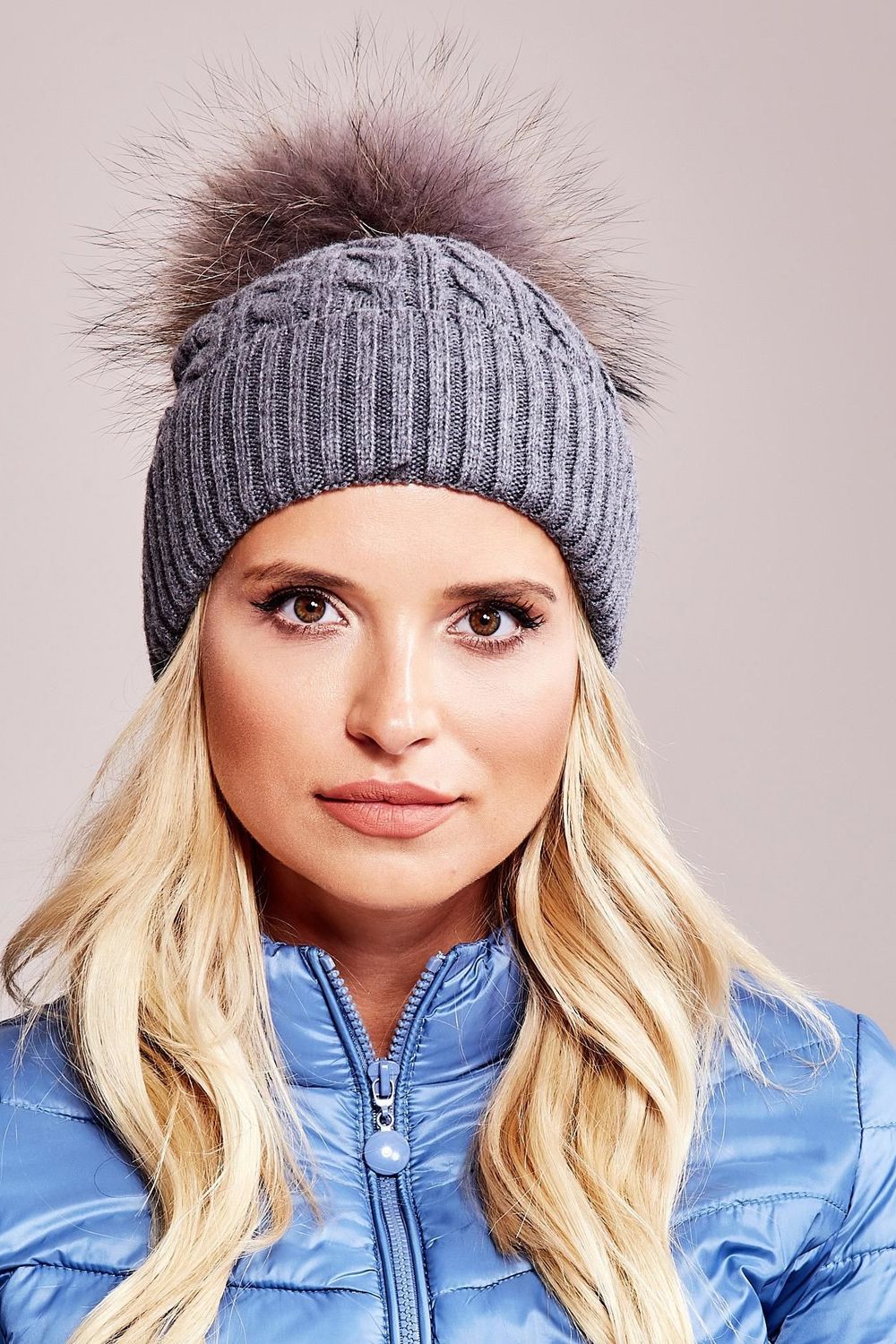 Bonnet femme AT — gris