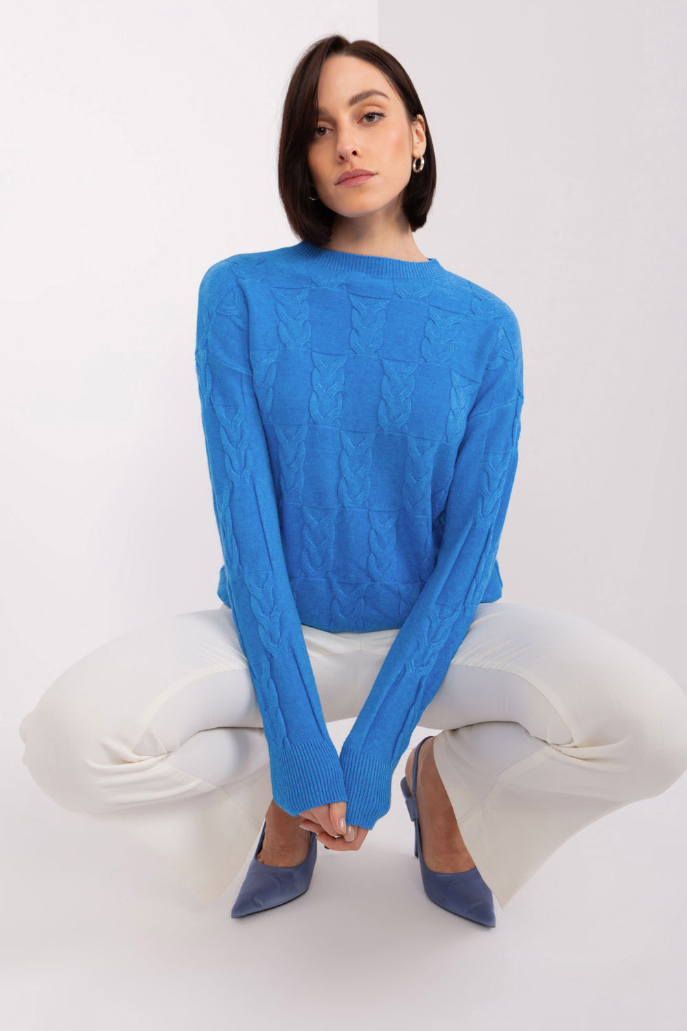 Pull femme AT Chandail Chandail — bleu