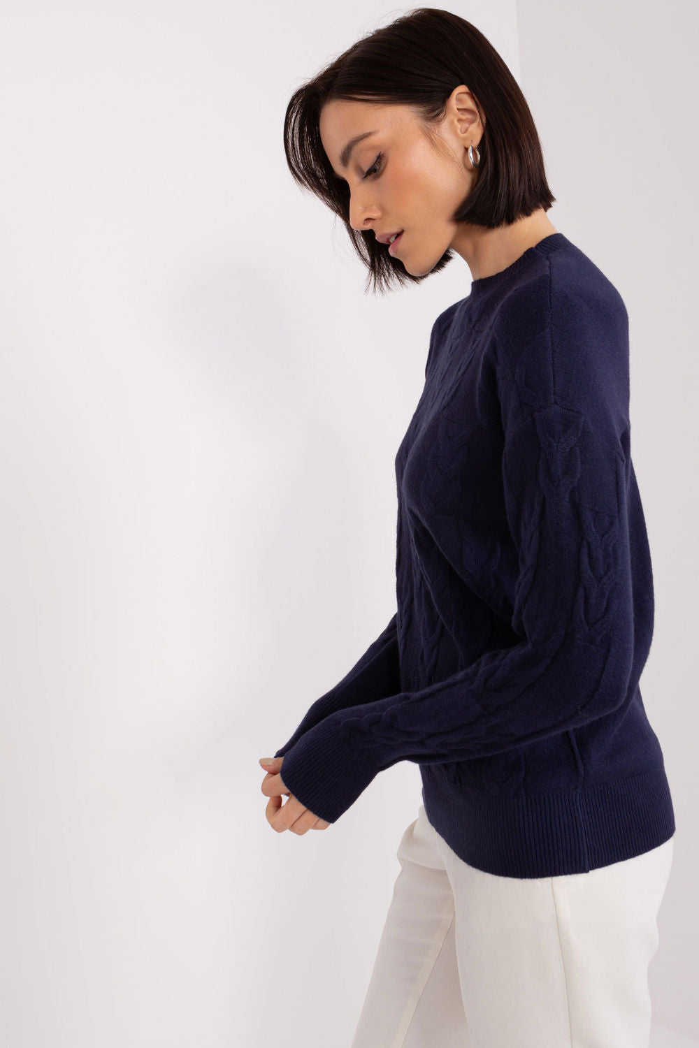 Pull femme AT Chandail Chandail — bleu marine