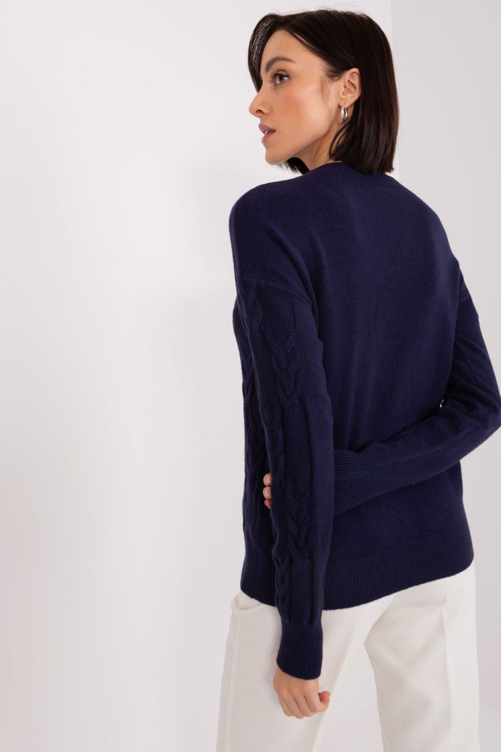 Pull femme AT Chandail Chandail — bleu marine