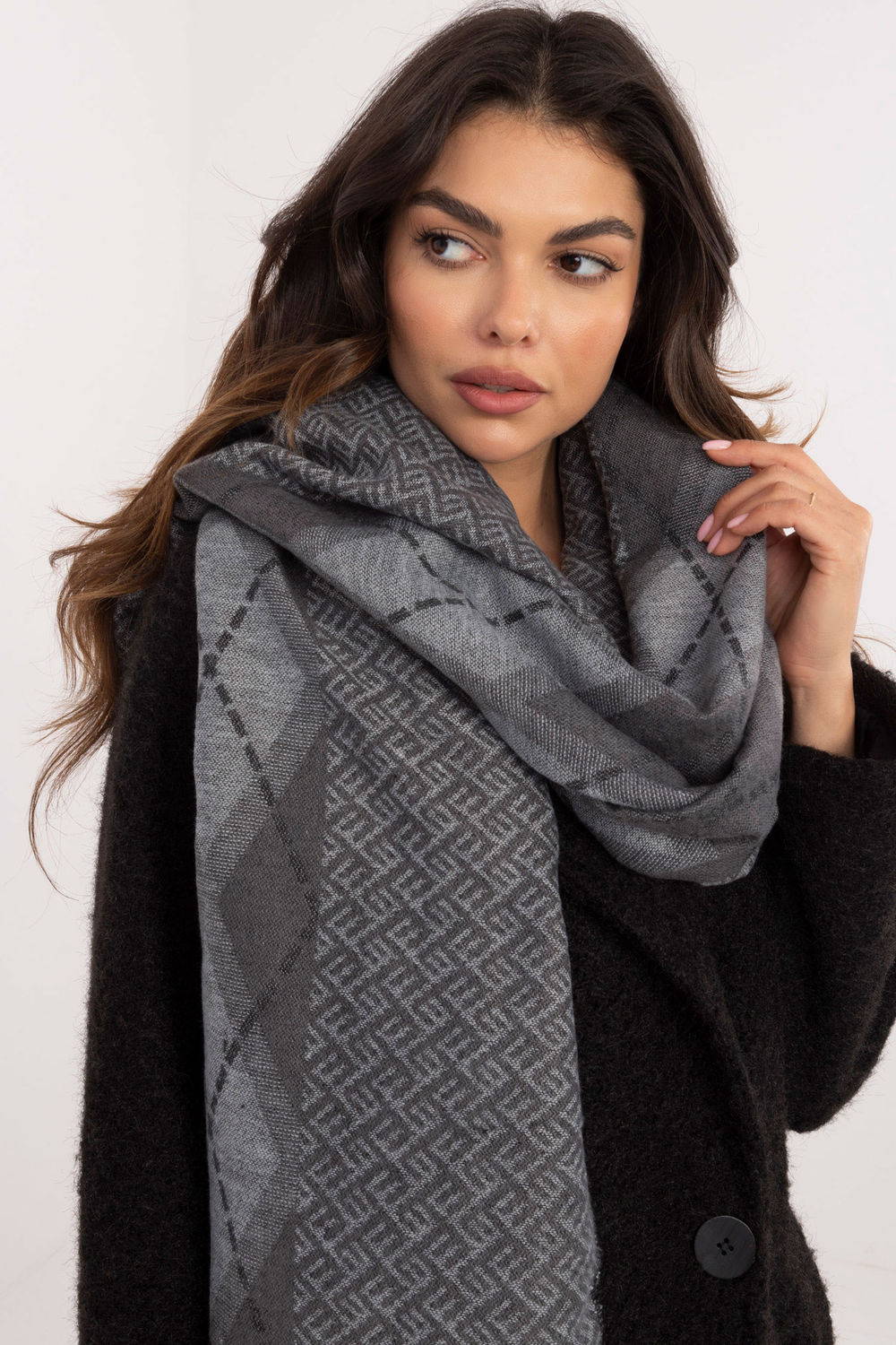 Foulard femme AT — gris