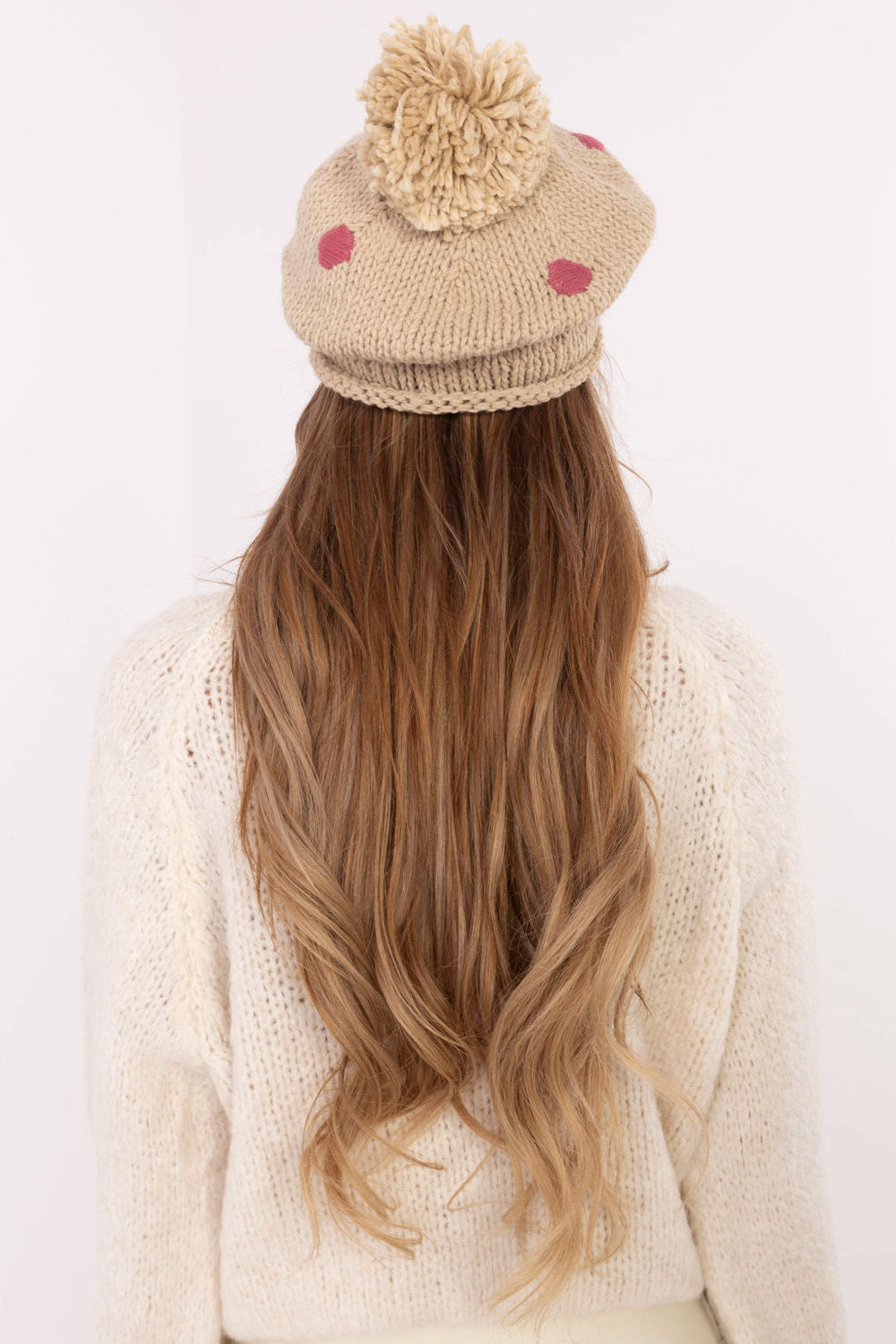 Bonnet femme AT — beige