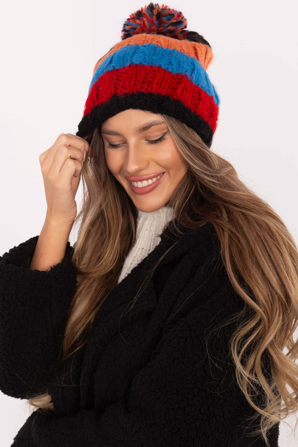 Bonnet femme AT — orange