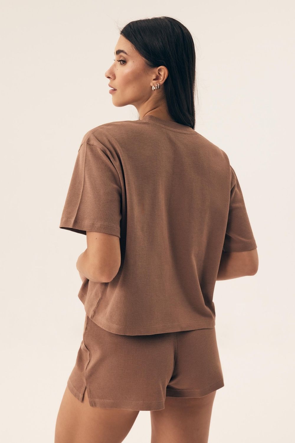 Pyjama femme Henderson — brun