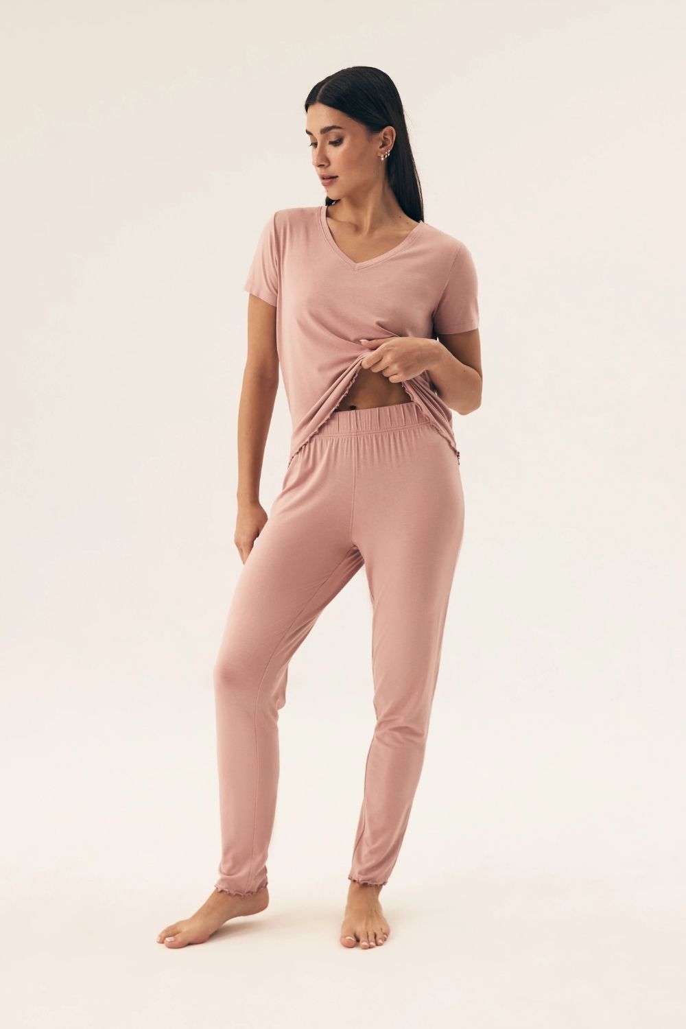 Pyjama femme Henderson — rosé