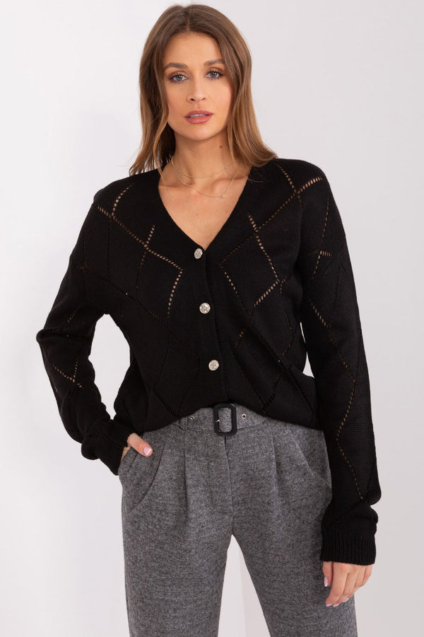 Cardigan femme Rue Paris — noir