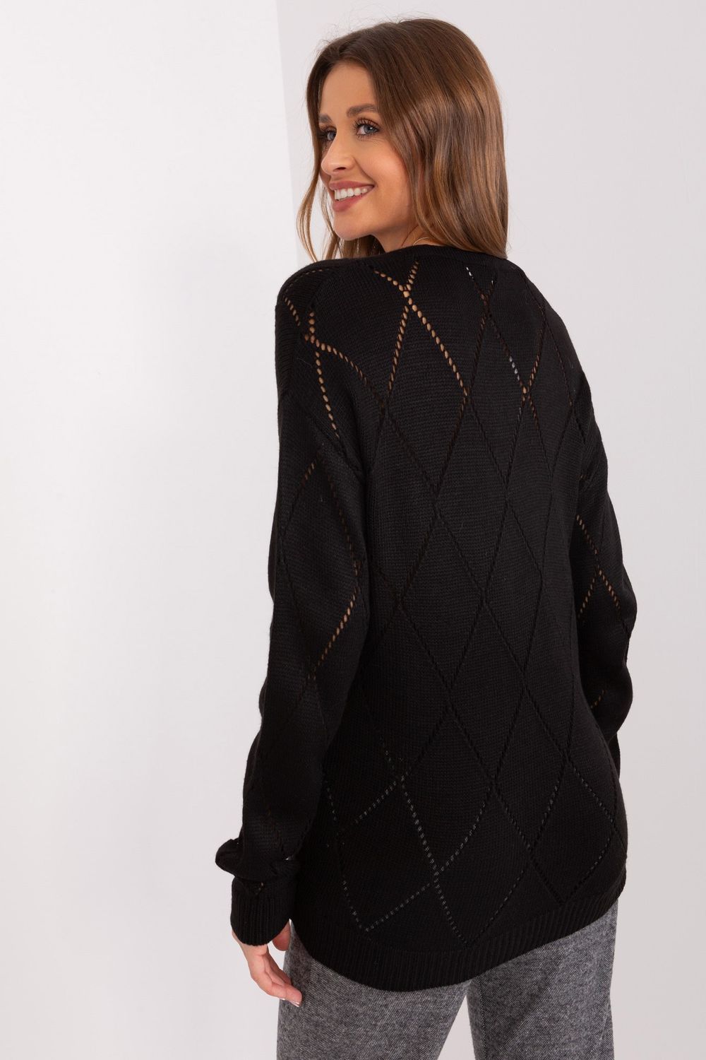 Cardigan femme Rue Paris — noir