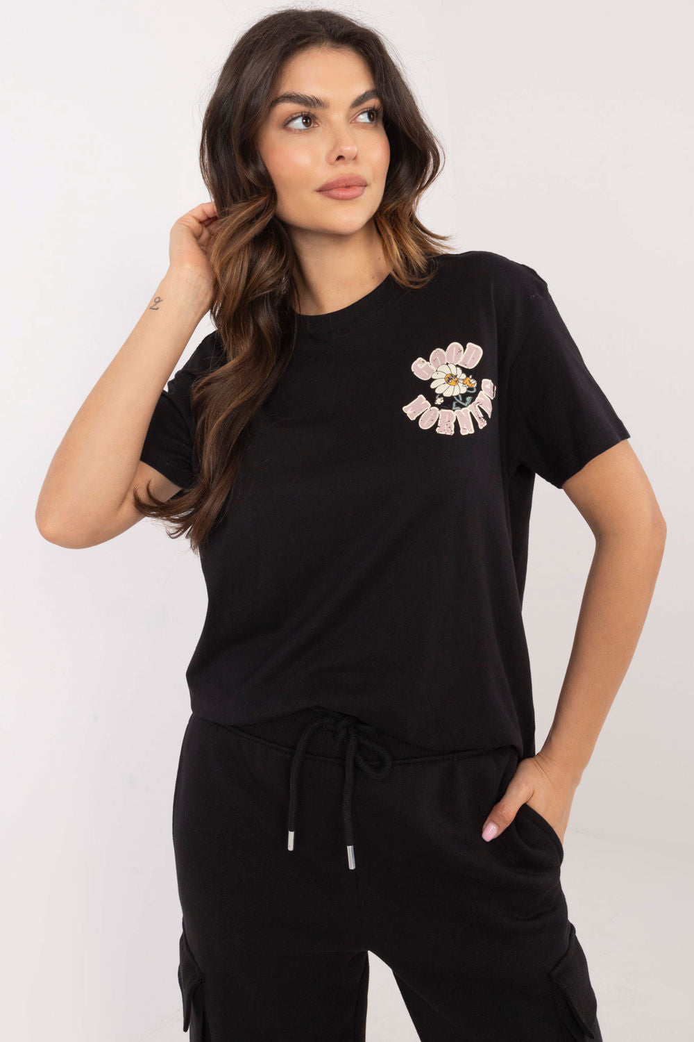 Blouse femme Sublevel T Shirt T — noir