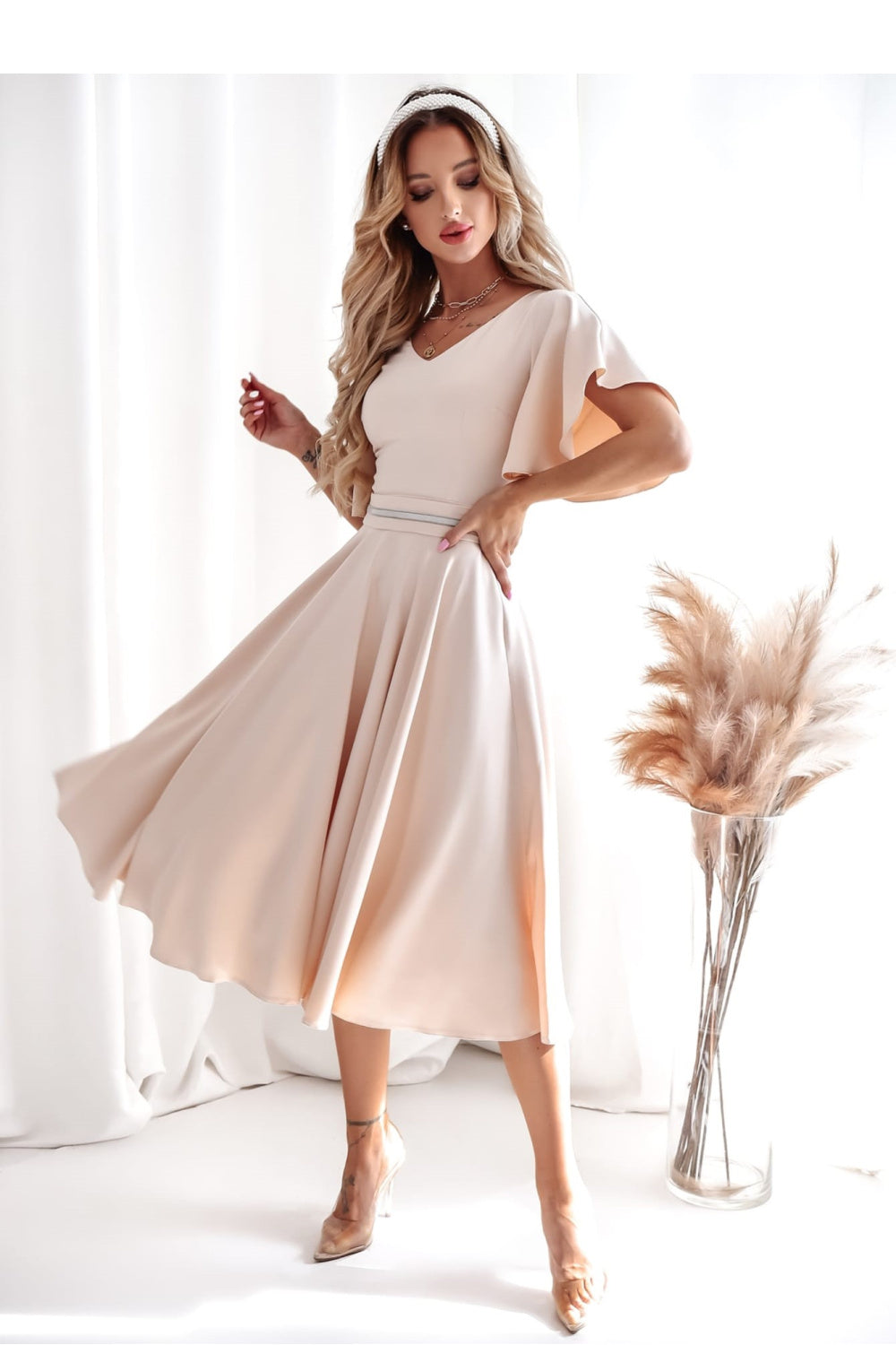 Robe femme With You De Cocktail De — beige