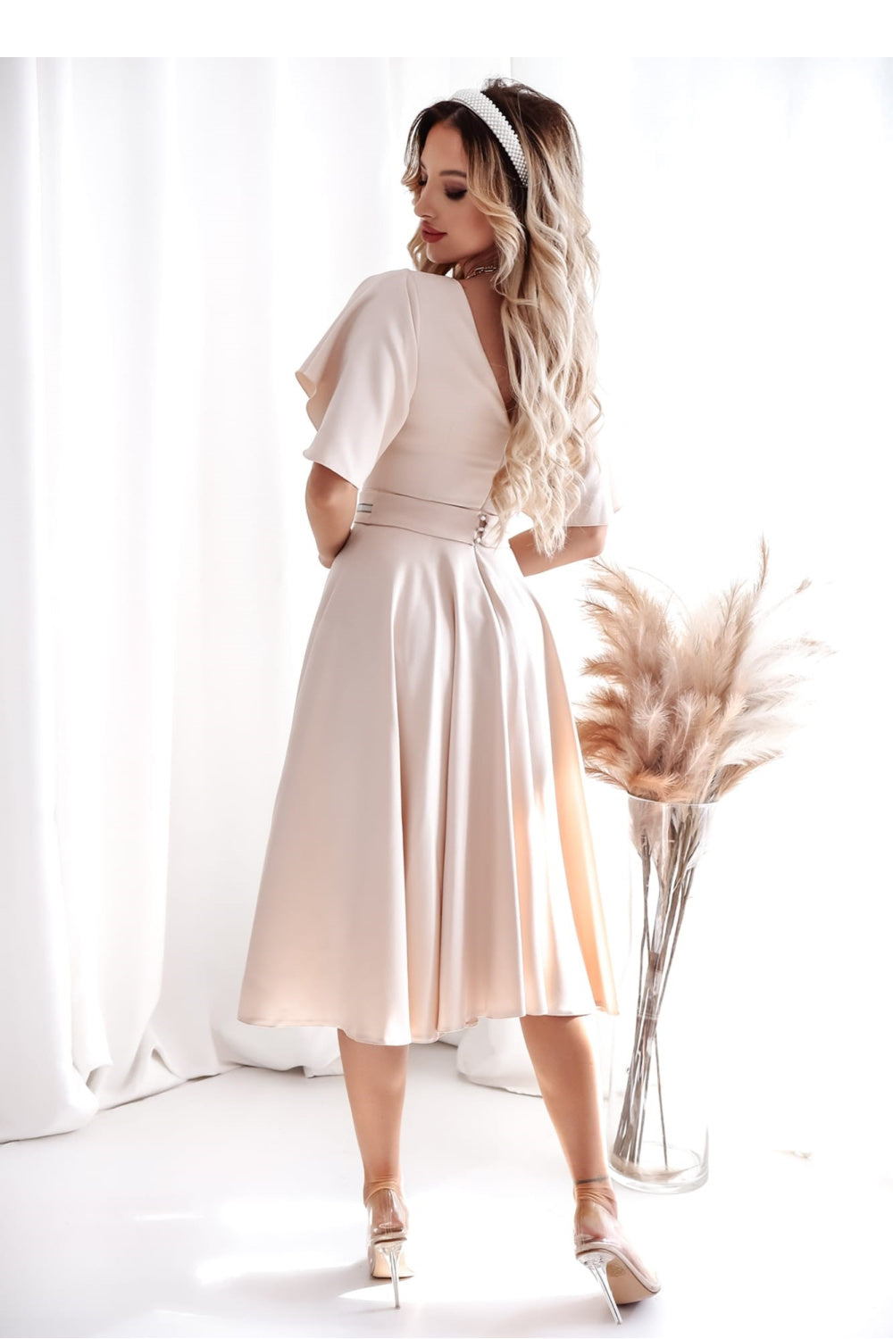 Robe femme With You De Cocktail De — beige