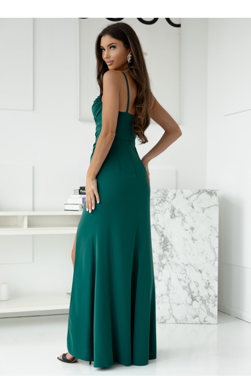 Robe femme With You Longue Longue — vert