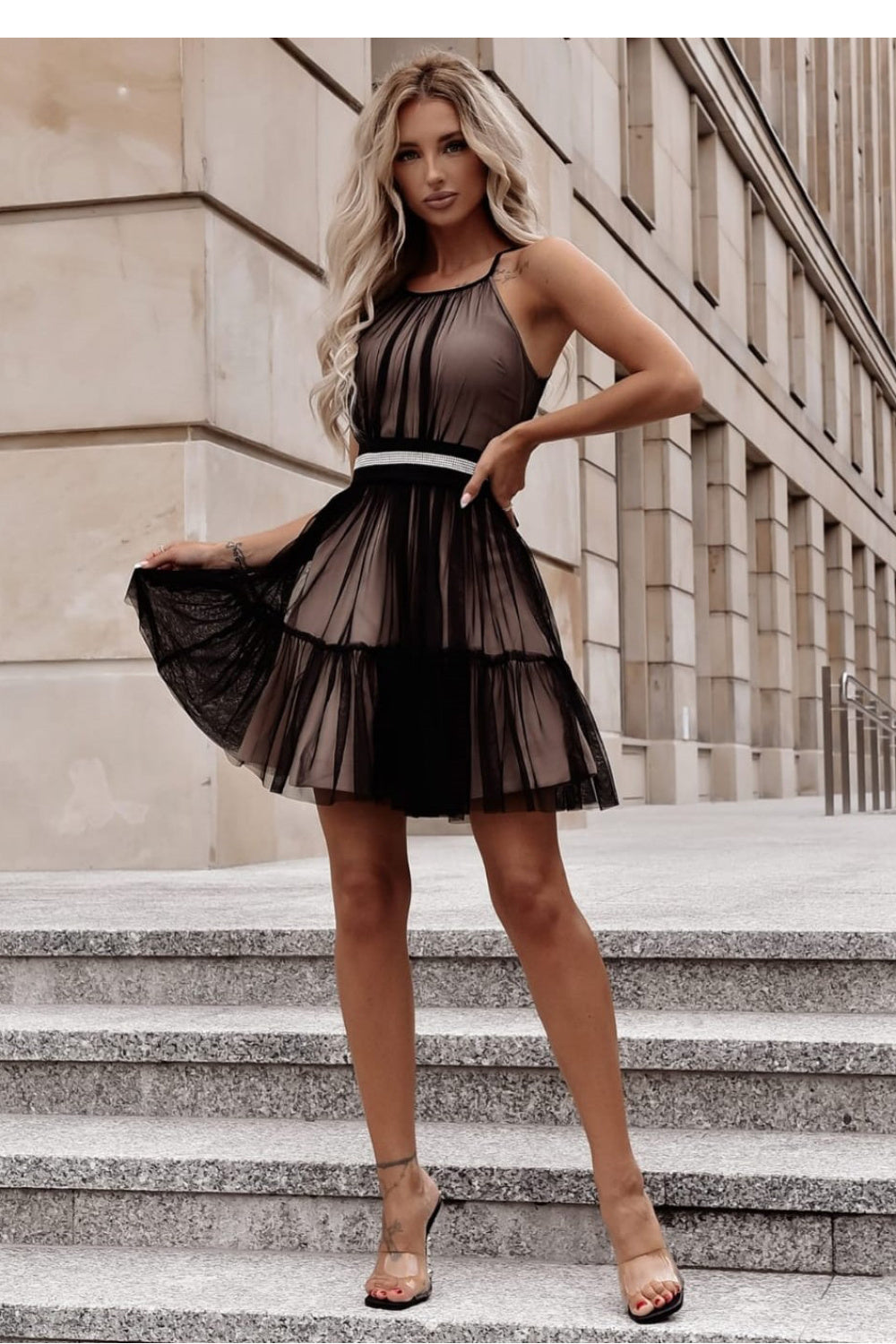Robe femme With You De Soirée De — noir