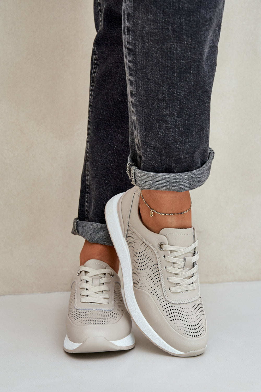 Baskets femme Step in style À Plateforme À — beige