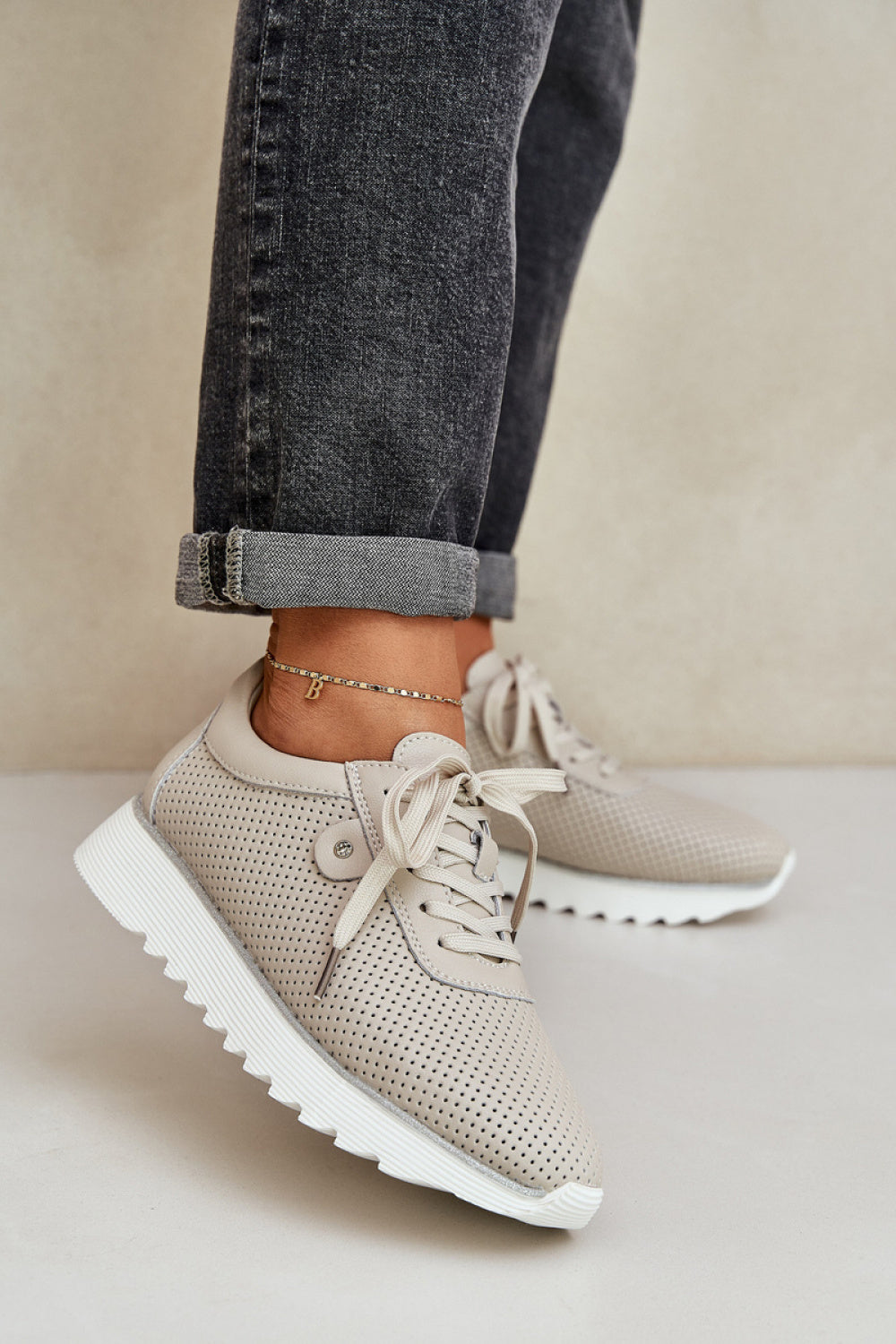 Baskets femme Step in style À Plateforme À — beige