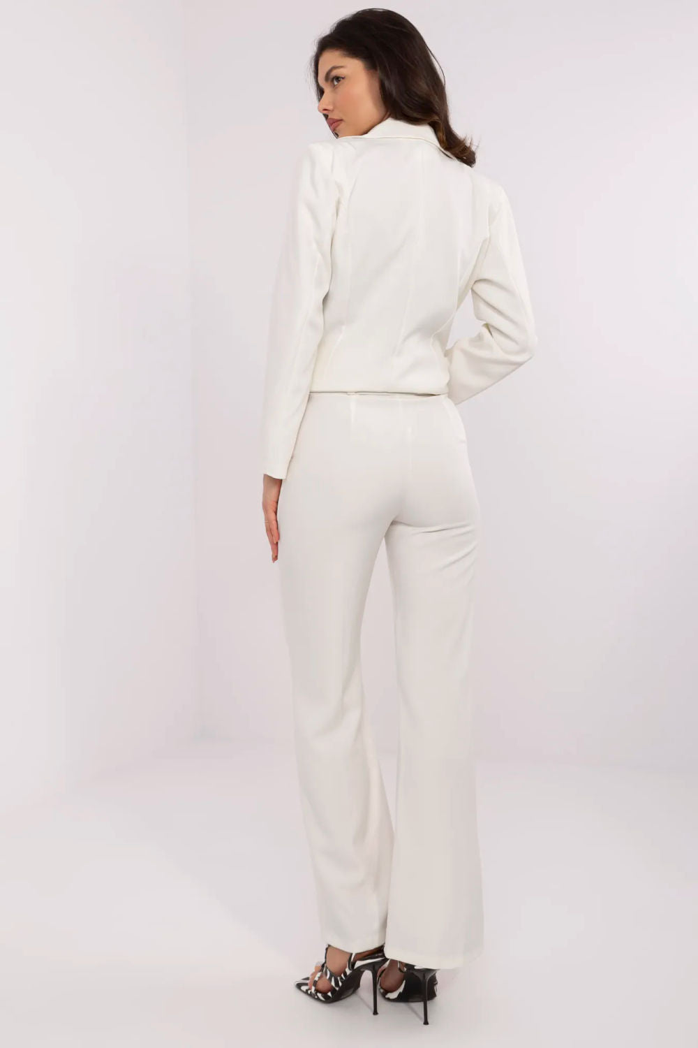 Chaussures à talons femme Italy Moda Pantalon Pantalon — beige