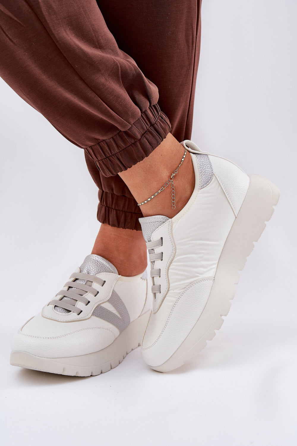 Baskets femme Step in style À Plateforme À — blanc