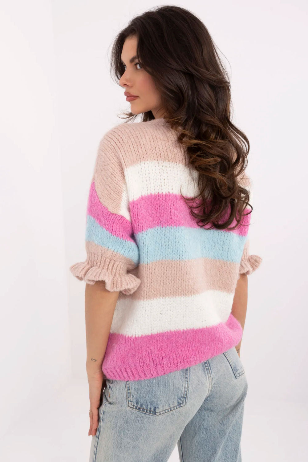 Pull femme Italy Moda Chandail Chandail — rosé
