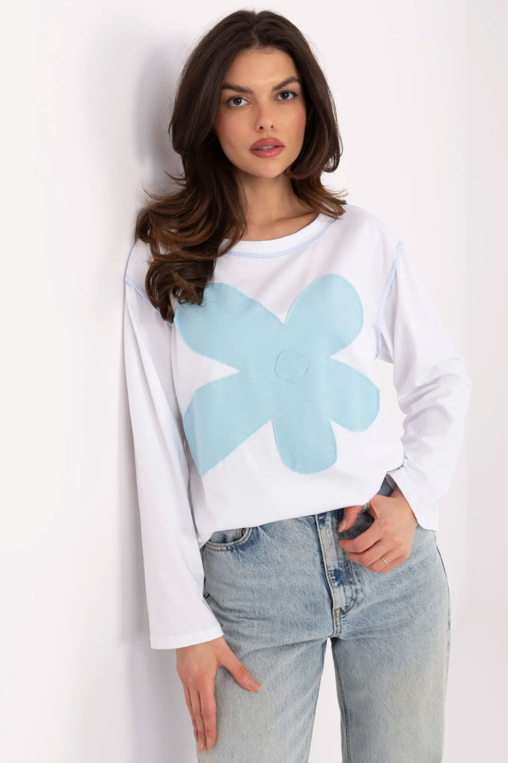 Blouse femme Italy Moda Chemisier Chemisier — bleu