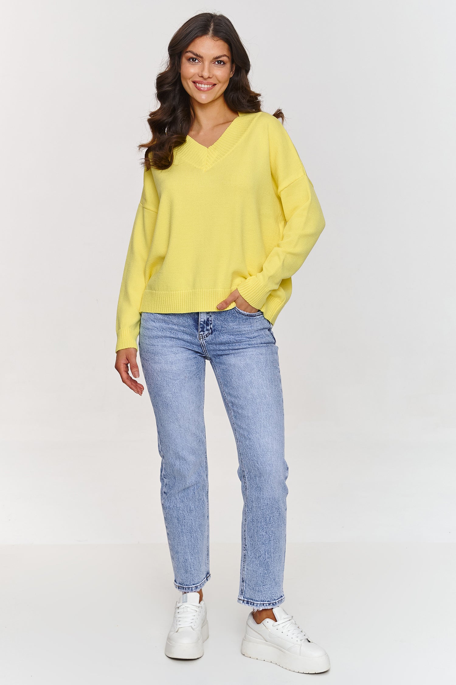 Pull femme Makadamia Chandail Chandail — jaune