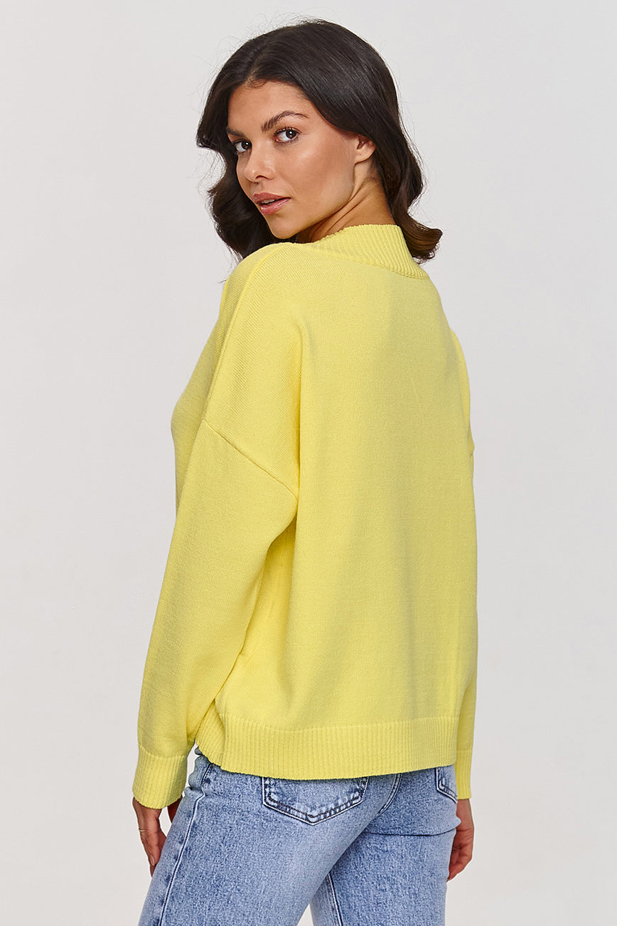 Pull femme Makadamia Chandail Chandail — jaune