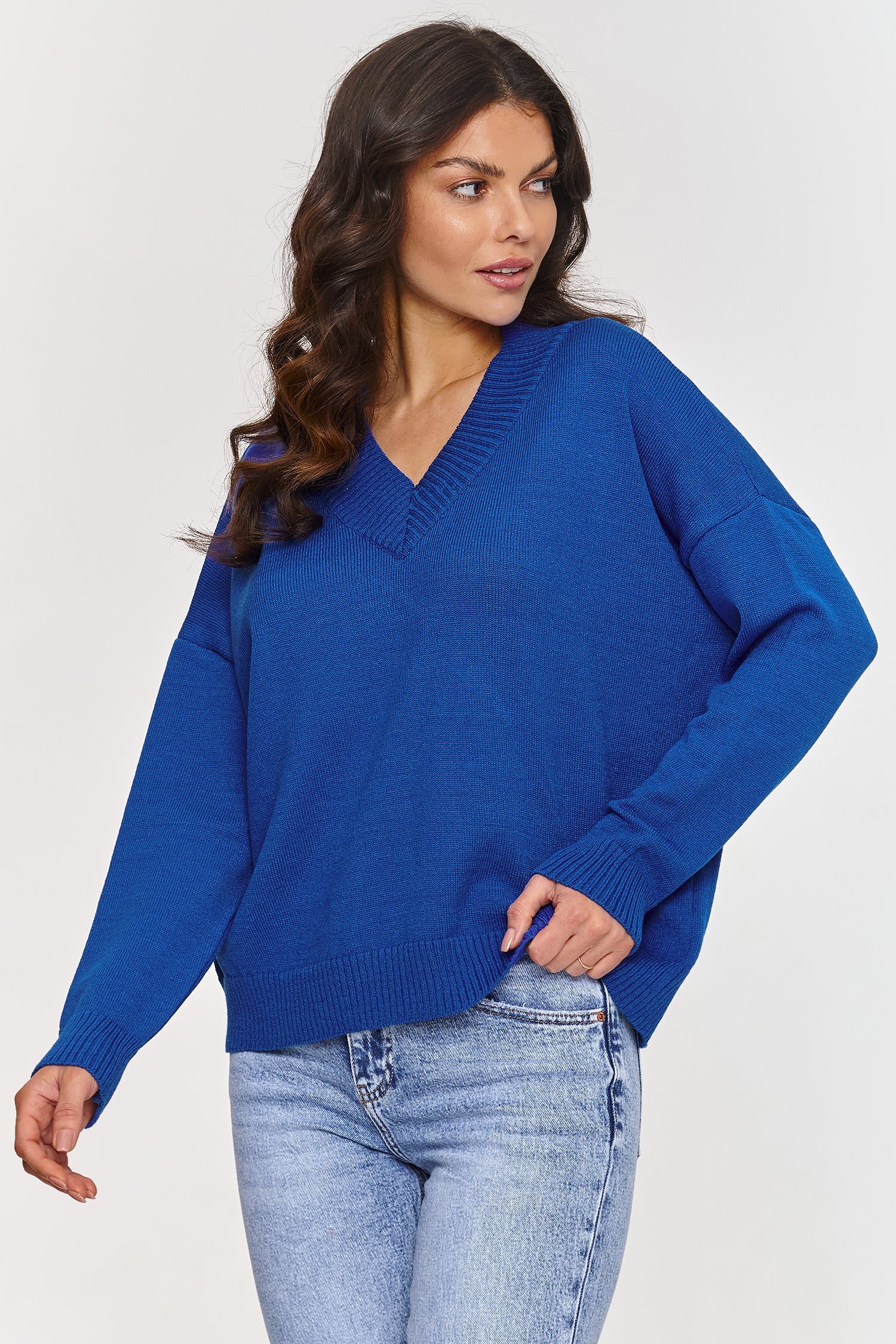 Pull femme Makadamia Chandail Chandail — bleu