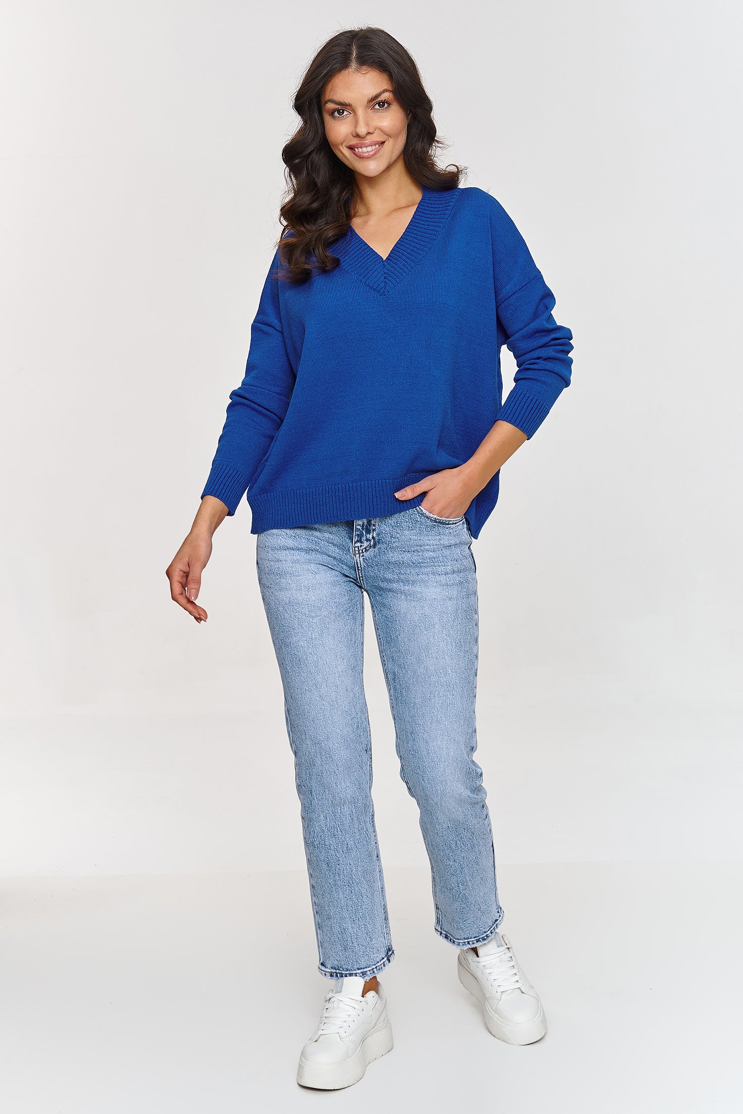 Pull femme Makadamia Chandail Chandail — bleu