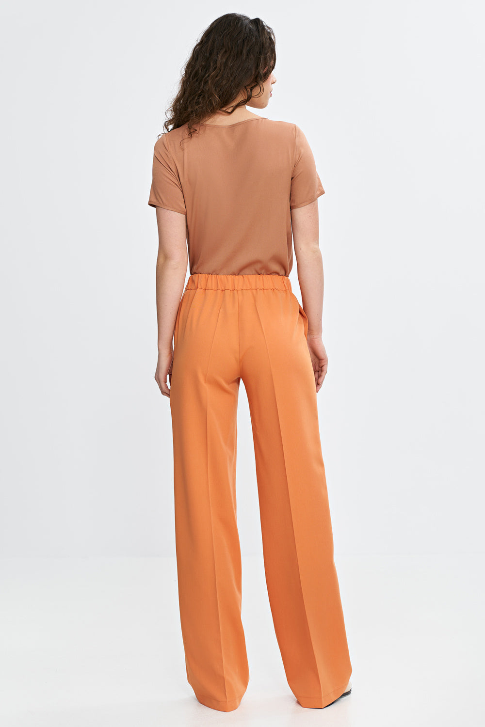 Chaussures à talons femme Nife Pantalon Long Pantalon — orange