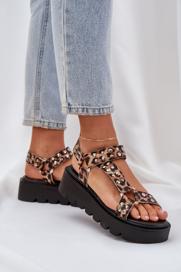 Sandales femme Step in style À Plateforme À — brun